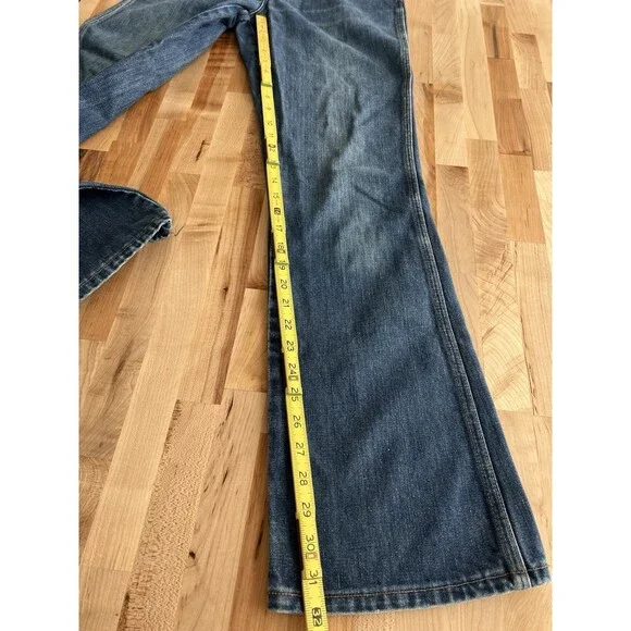 Vintage 70s Wrangler 945 Bootcut Jeans Talon Zipper Made in USA 29 x 33 - Picture 7 of 7